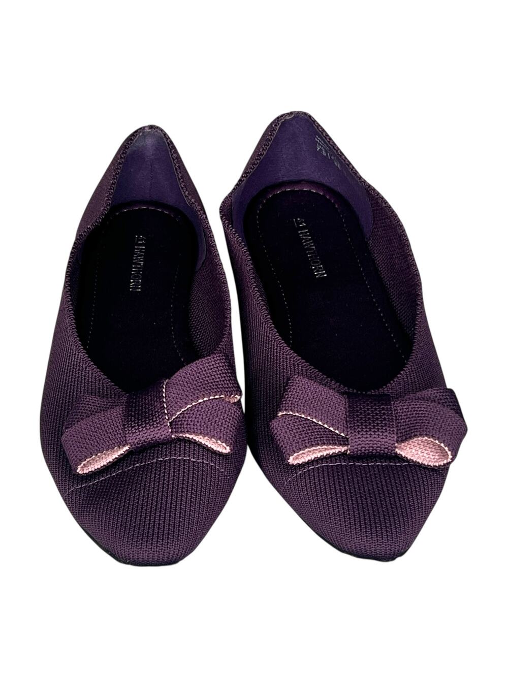 41Hawthorn (7.5) Oaklyn Knit Ballerina Flat - Stitch Fix Bow Detail Slip On Knit